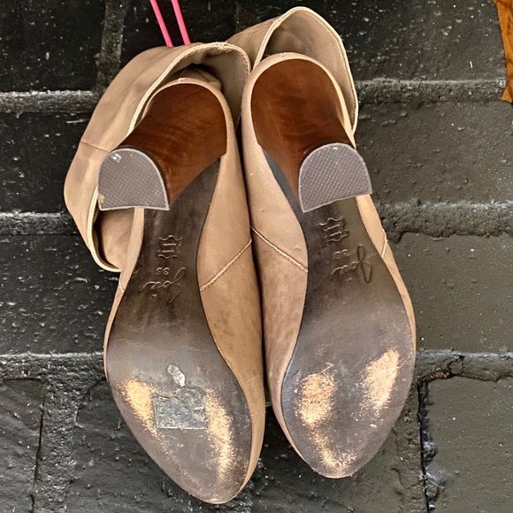 Joie soft slouchy leather heeled boot - Picture 8 of 14